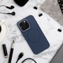 Futerał FRAME MAG COVER kompatybilny z MagSafe do IPHONE 15 PRO granatowy