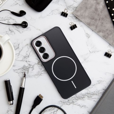 Futerał FRAME MAG COVER kompatybilny z MagSafe do SAMSUNG A57 czarny