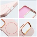 Futerał FRAME MAG COVER kompatybilny z MagSafe do SAMSUNG A57 pudrowy róż