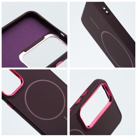 Futerał FRAME MAG COVER kompatybilny z MagSafe do SAMSUNG S26 fioletowy