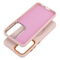 Futerał FRAME MAG COVER kompatybilny z MagSafe do SAMSUNG S26 pudrowy róż