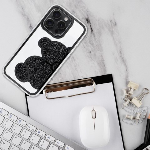 Futerał TEDDY BEAR do IPHONE 15 Pro czarny