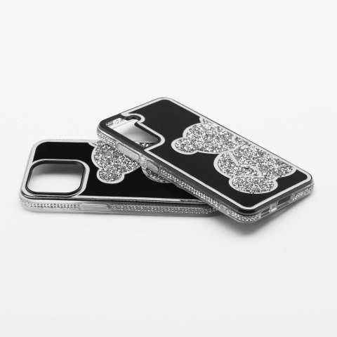 Futerał TEDDY BEAR do IPHONE 16 Pro srebrny