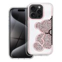 Futerał TEDDY BEAR do IPHONE 17 Pro Max różowy