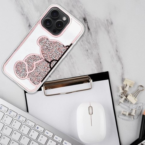 Futerał TEDDY BEAR do IPHONE 17 Pro różowy