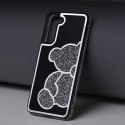 Futerał TEDDY BEAR do SAMSUNG A26 5G srebrny