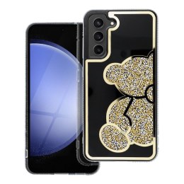 Futerał TEDDY BEAR do SAMSUNG A36 5G złoty