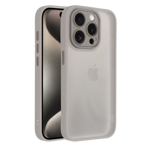 Futerał VARIETE do IPHONE 16 stalowy