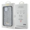 GUESS futerał do IPHONE 13 / 14 / 15 GUHCP15SPSFDGSS (Sequin Script Metal) srebrny