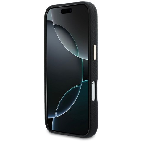 GUESS futerał do IPHONE 17 Pro GUHCP17L5PS4RGGK (PU FW Resin Logo) czarny