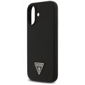 GUESS futerał do IPHONE 17 kompatybilny z MagSafe GUHMP17SSCTRLMK (Silicone W/ Triangle Logo) czarny