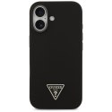 GUESS futerał do IPHONE 17 kompatybilny z MagSafe GUHMP17SSCTRLMK (Silicone W/ Triangle Logo) czarny
