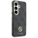 GUESS futerał do SAMSUNG S26 GUHMS26SP4GRMDEK (4G Rhinestone Round Logo MagSafe) czarny