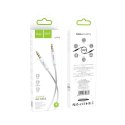 Kabel AUX Jack 3,5 mm do Jack 3,5 mm Hoco 1 m UPA19 srebrny