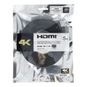 Kabel HDMI do HDMI 4K 60Hz High Speed with Ethernet wer. 2.0 BLISTER 5 m czarny