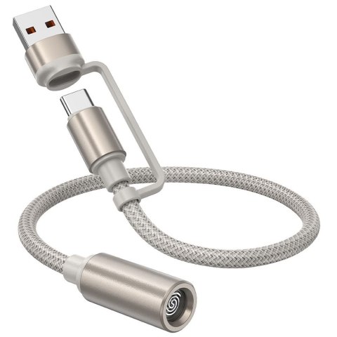 Kabel USB A / USB C do zapalniczka samochodowa Hoco 0,3 m UA38B złoty