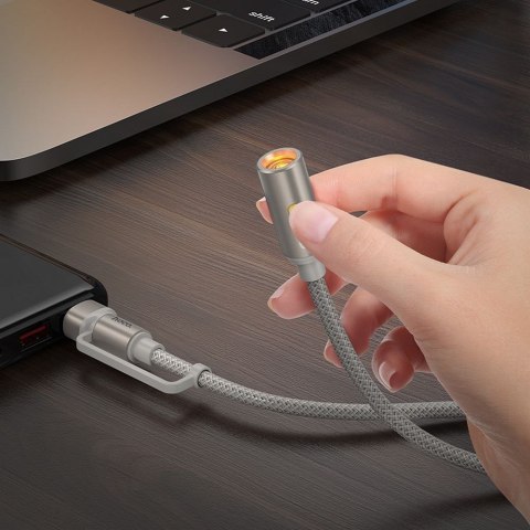 Kabel USB A / USB C do zapalniczka samochodowa Hoco 0,3 m UA38B złoty