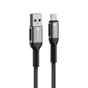 Kabel USB A do Lightning Forcell F-Energy 2,4A 12W Cafule 0,25 m C257 czarny