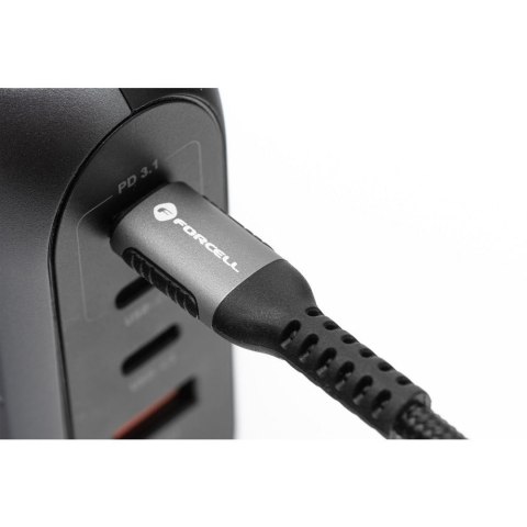 Kabel USB A do Lightning Forcell F-Energy 2,4A 12W Cafule 2 m C257 czarny