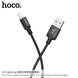 Kabel USB A do Lightning Hoco 1 m X14 czarny