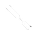 Kabel USB A do Lightning Hoco 2,1A 1 m X1 biały