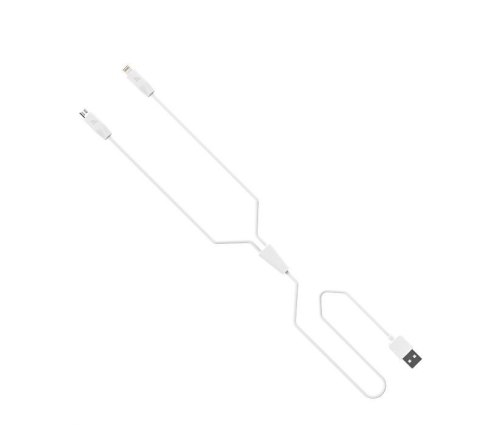 Kabel USB A do Lightning Hoco 2,1A 1 m X1 biały