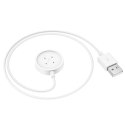 Kabel do ładowania smartwatcha Hoco 0,6 m Y24 biały
