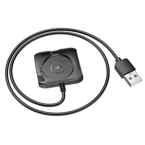 Kabel do ładowania smartwatcha Hoco 0,6 m Y28 czarny