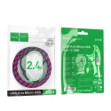 Kabel USB A do Micro USB Hoco 2,4A 1 m X116 gradient fioletowy
