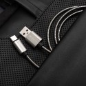 Kabel USB A do USB C Forcell F-Energy QC4.0 3A 66W Metal 2 m C234 srebrny