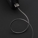Kabel USB A do USB C Forcell F-Energy QC4.0 3A 66W Metal 2 m C234 srebrny