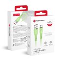 Kabel USB A do USB C Forcell F-Energy QC4.0 3A 66W Silicone 1 m C342 zielony