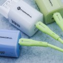 Kabel USB A do USB C Forcell F-Energy QC4.0 3A 66W Silicone 1 m C342 zielony