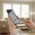 Kabel USB A do USB C Forcell F-Energy QC4.0 3A 66W Silicone 1 m C342 zielony