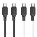 Kabel USB A do USB C Hoco 3A 1 m X90 biały