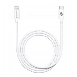 Kabel USB C do Lightning Forcell F-Energy PD 27W Tuba 1 m C291 biały