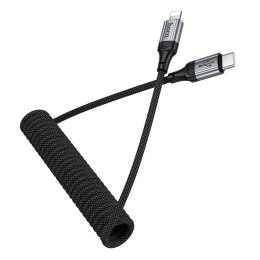 Kabel USB C do Lightning Hoco PD 2,4A 1,5 m X121 czarny