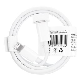Kabel USB C do Lightning PD 2A 18W 1 m C973 biały