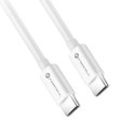Kabel USB C do USB C Forcell F-Energy QC4.0 PD 3A 60W 0,25 m C338 biały