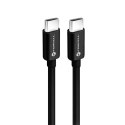 Kabel USB C do USB C Forcell F-Energy QC4.0 PD 3A 60W 0,5 m C338 czarny