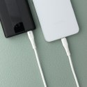 Kabel USB C do USB C Forcell F-Energy QC4.0 PD 5A 100W Silicone 1 m C347 biały