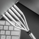 Kabel USB C do USB C Forcell F-Energy QC4.0 PD 5A 100W Silicone 1 m C347 biały