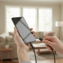 Kabel USB C do USB C Forcell F-Energy QC4.0 PD 5A 100W Silicone 1 m C347 czarny
