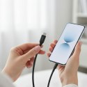Kabel USB C do USB C Forcell F-Energy QC4.0 PD 5A 100W Silicone 1 m C347 czarny