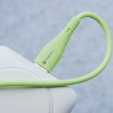 Kabel USB C do USB C Forcell F-Energy QC4.0 PD 5A 100W Silicone 1 m C347 zielony