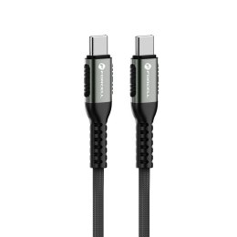 Kabel USB C do USB C Forcell F-Energy QC4.0 PD 5A 240W Cafule 0,25 m C263 czarny