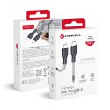 Kabel USB C do USB C Forcell F-Energy QC4.0 PD 5A 240W Carbon 1 m CB-05C czarny