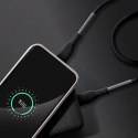 Kabel USB C do USB C Forcell F-Energy QC4.0 PD 5A 66W Carbon 1 m CB-02C czarny