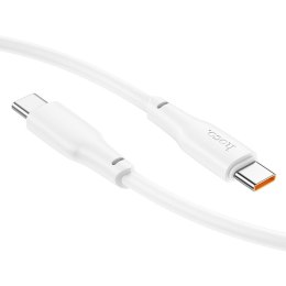 Kabel USB C do USB C Hoco 3A 100W 1 m X93 biały