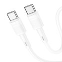 Kabel USB C do USB C Hoco PD 3A 60W 1 m X83 biały